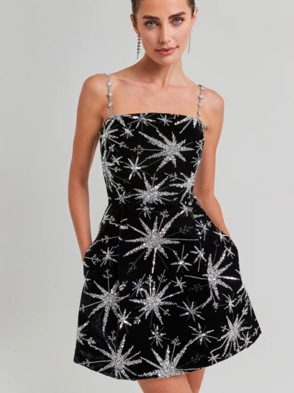 Nadine Merabi Stellar Star Dress US6 S/M NWT $535